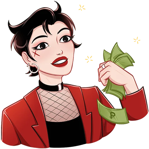🤑 Стикер «Азазель Без Текста» для Telegram