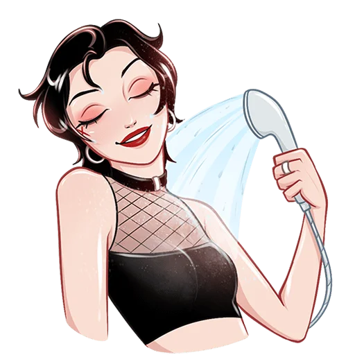 🚿 Стикер «Азазель Без Текста» для Telegram