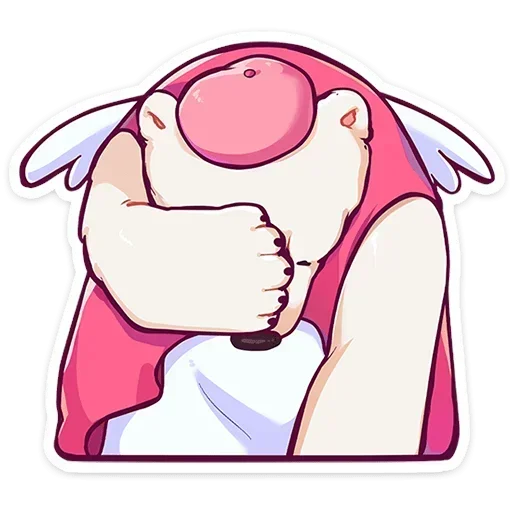 🫣 Стикер «Мишка Малышка» для Telegram