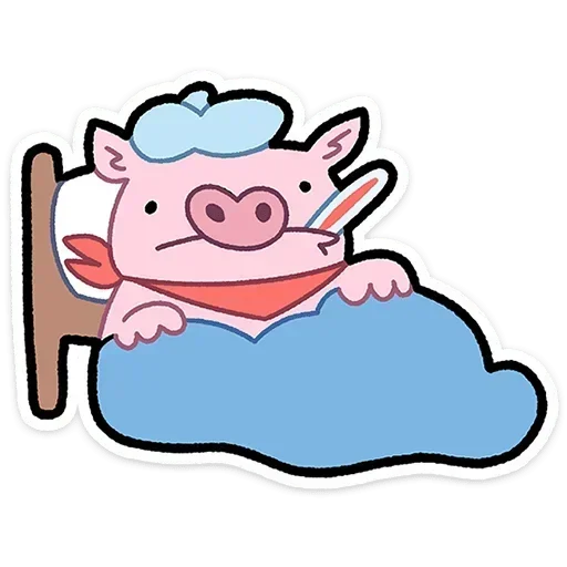🤒 Стикер «Бекончик» для Telegram