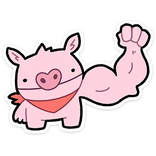 💪 Стикер «Бекончик» для Telegram