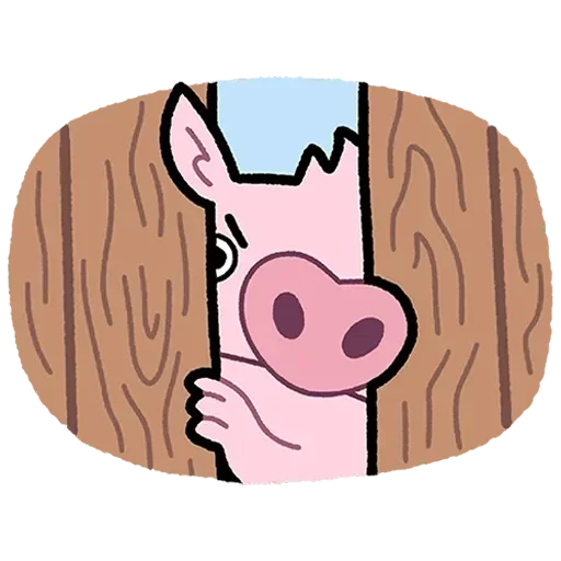 🐽 Стикер «Бекончик Без Текста» для Telegram