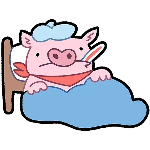 🤒 Стикер «Бекончик Без Текста» для Telegram