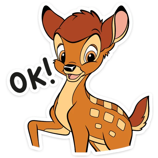 😃 Стикер «Бемби» для Telegram