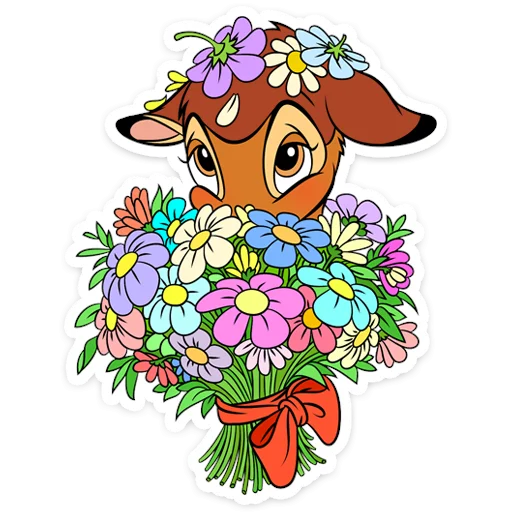 💐 Стикер «Бемби» для Telegram