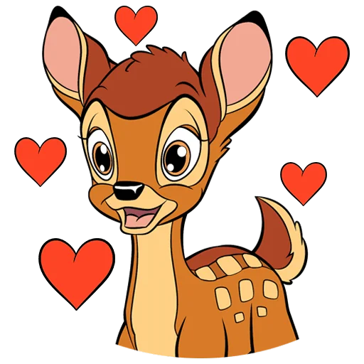 🥰 Стикер «Бемби Без Текста» для Telegram