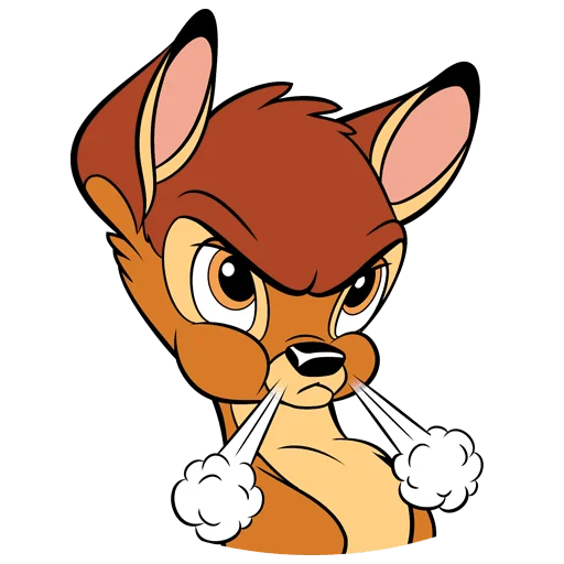 😤 Стикер «Бемби Без Текста» для Telegram