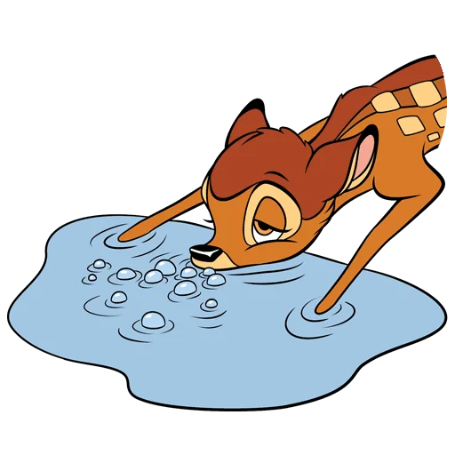 😢 Стикер «Бемби Без Текста» для Telegram