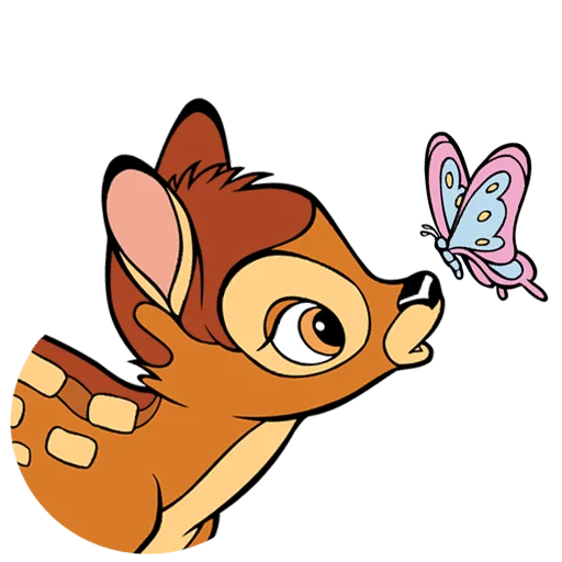 🦋 Стикер «Бемби Без Текста» для Telegram