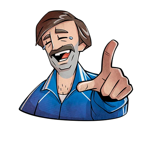 😂 Стикер «Батя Без Текста» для Telegram