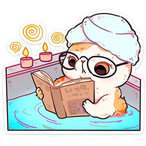 📖 Стикер «Фасолька» для Telegram