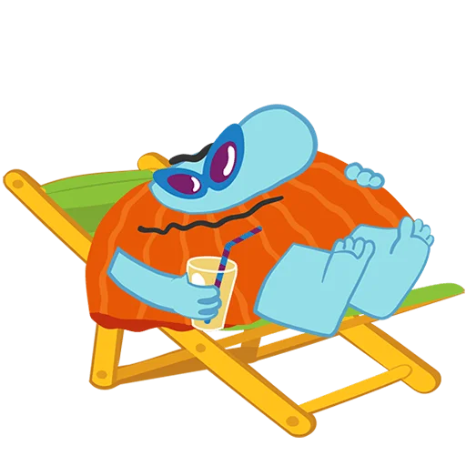 🏖 Стикер «Бодо Бородо Без Текста» для Telegram