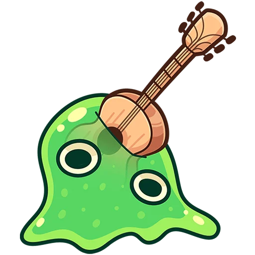 🎸 Стикер «Блупи Без Текста» для Telegram