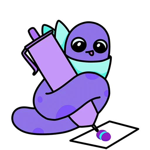 ✒️ Стикер «Насекомые и их знакомые Без текста» для Telegram
