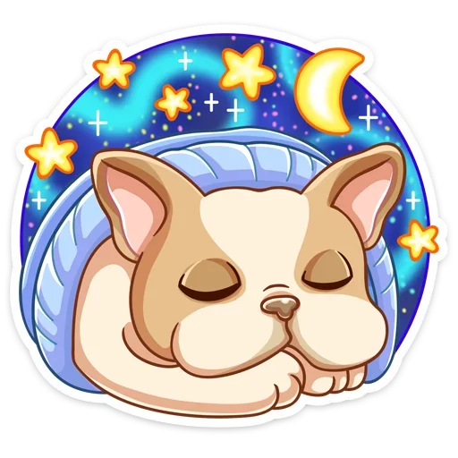 😴 Стикер «Булька» для Telegram