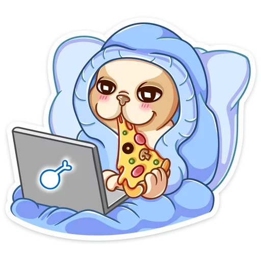 💻 Стикер «Булька» для Telegram