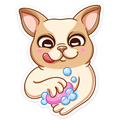🧼 Стикер «Булька» для Telegram