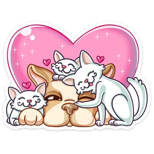 ❤️ Стикер «Булька» для Telegram