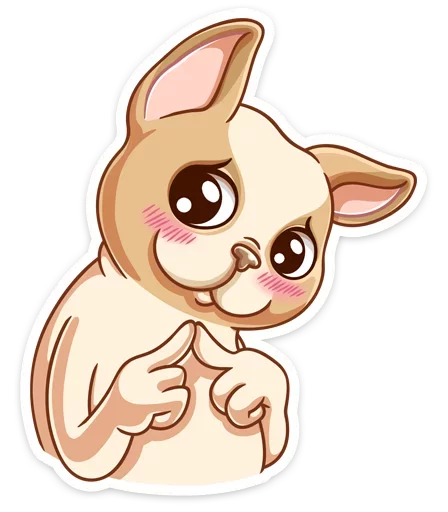 ☺️ Стикер «Булька» для Telegram