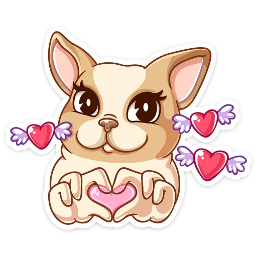 ❤️ Стикер «Булька» для Telegram