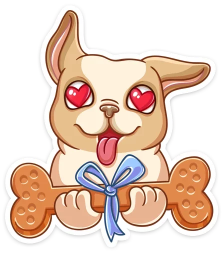 😍 Стикер «Булька» для Telegram