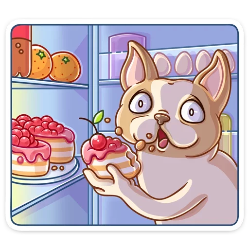 🍫 Стикер «Булька» для Telegram