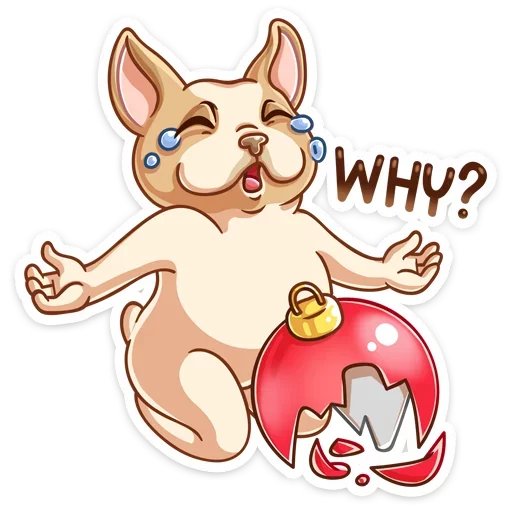 😢 Стикер «Булька» для Telegram