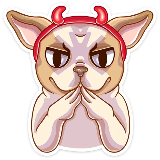 😈 Стикер «Булька» для Telegram