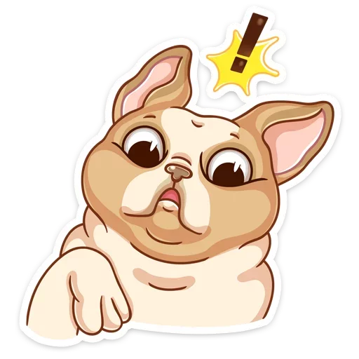 ❗️ Стикер «Булька» для Telegram