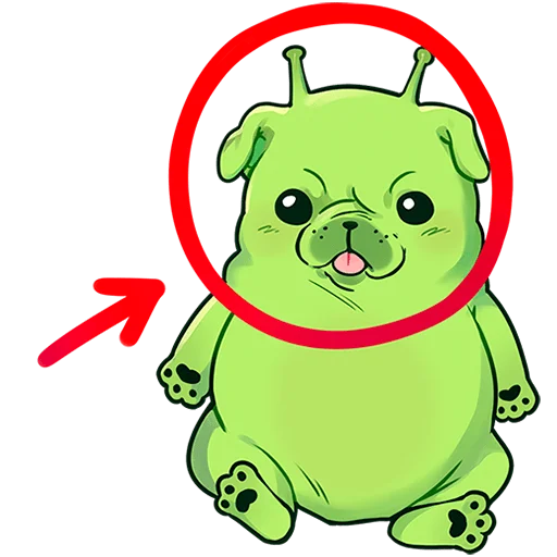 👽 Стикер «Бульдозер Без Текста» для Telegram