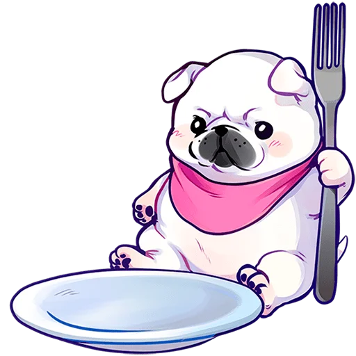 🍽 Стикер «Бульдозер Без Текста» для Telegram