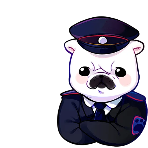 👮‍♂️ Стикер «Бульдозер Без Текста» для Telegram