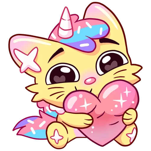 🥰 Стикер «Кэнди Кэт Без Текста» для Telegram