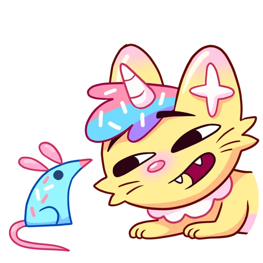 🐀 Стикер «Кэнди Кэт Без Текста» для Telegram