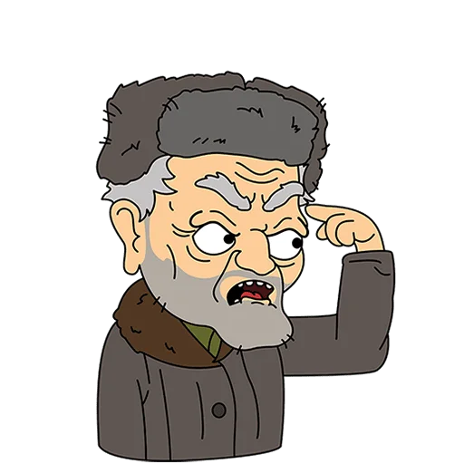 🤔 Стикер «Осторожно киберземляне Без Текста» для Telegram