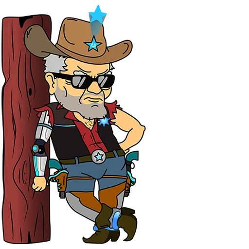 🤠 Стикер «Осторожно киберземляне Без Текста» для Telegram