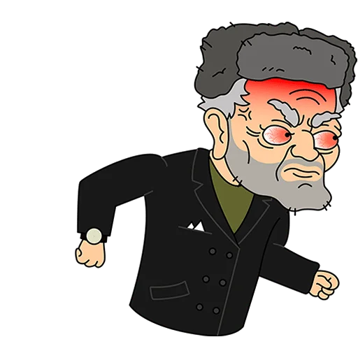 😡 Стикер «Осторожно киберземляне Без Текста» для Telegram