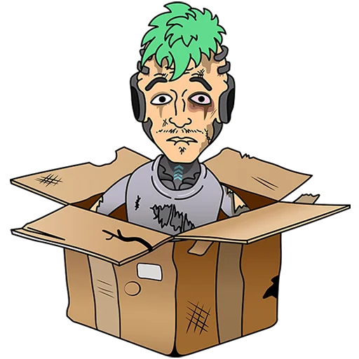 📦 Стикер «Осторожно киберземляне Без Текста» для Telegram