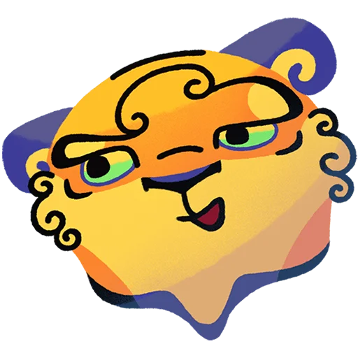😏 Стикер «Чао Хао Без Текста» для Telegram