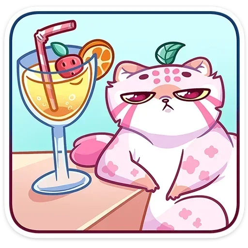 🍹 Стикер «Чиппи» для Telegram