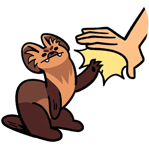 🖐 Стикер «Коготок Без Текста» для Telegram