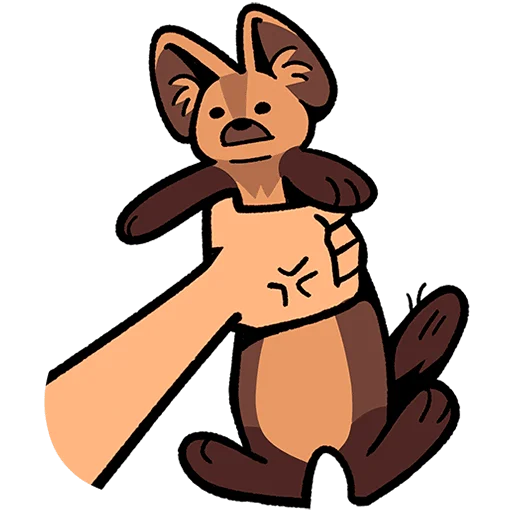 😐 Стикер «Коготок Без Текста» для Telegram