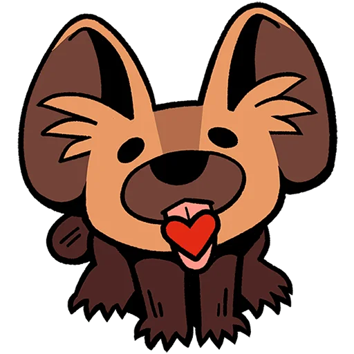 😘 Стикер «Коготок Без Текста» для Telegram
