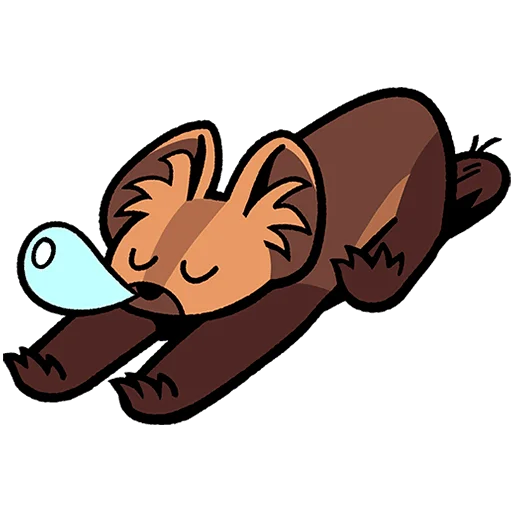 😴 Стикер «Коготок Без Текста» для Telegram
