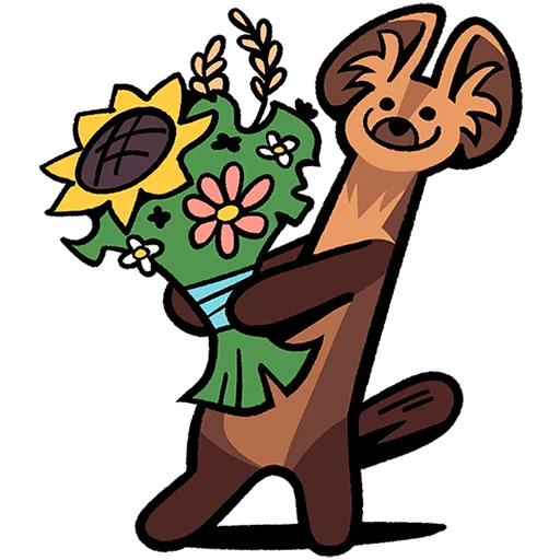 💐 Стикер «Коготок Без Текста» для Telegram