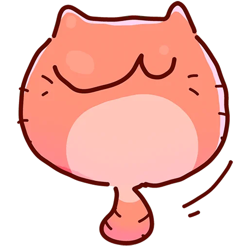 😌 Стикер «Кот Топчик Без Текста» для Telegram