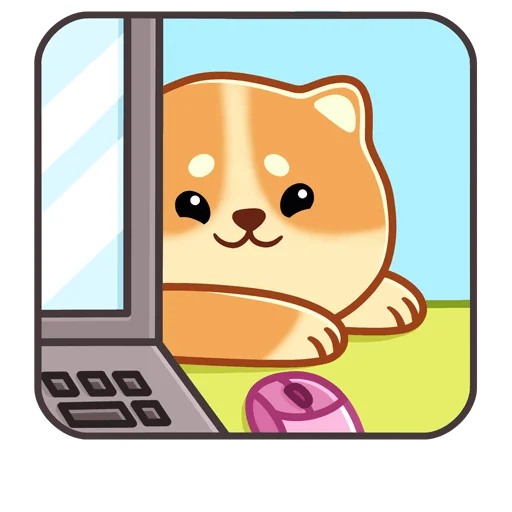 👨‍💻 Стикер «Мякиш Без Текста» для Telegram