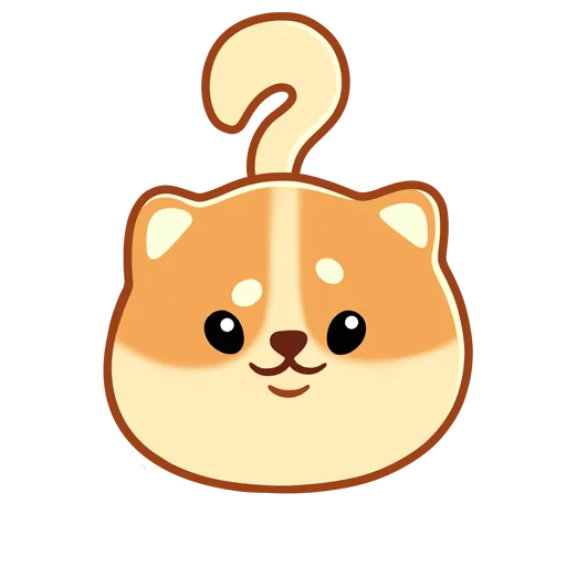 ❔ Стикер «Мякиш Без Текста» для Telegram