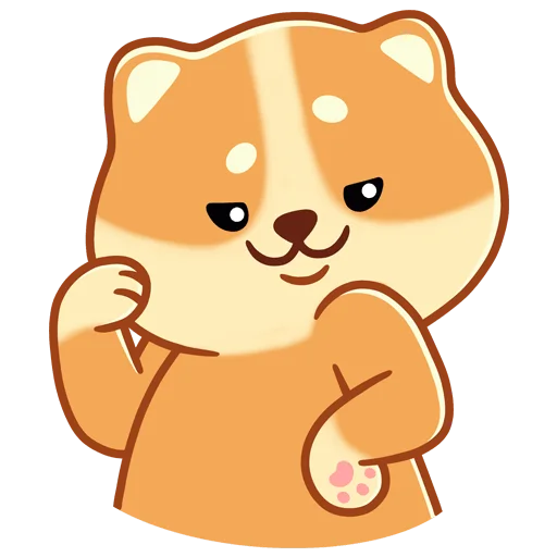 😏 Стикер «Мякиш Без Текста» для Telegram