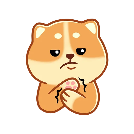 👏 Стикер «Мякиш Без Текста» для Telegram